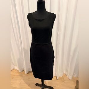 Elegant Black Sleeveless Dress by Max Mara